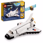 LEGO Creator 3-in-1 Space Shuttle Adventure Building Set 31134 – Spaceship & Astronaut Toy