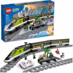 LEGO City Express Passenger Train Set 60337 – Remote-Controlled Train with Lights & Tracks