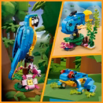 LEGO Creator 3-in-1 Tropical Animal Adventure Set 31136 - Image 3