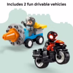LEGO DUPLO Marvel Team Spidey Webquarters Super Hero Building Set (10464) - Image 5