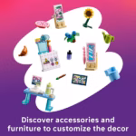 LEGO Friends Portable Dream Home Suitcase Playset 42697 – 355 Pieces - Image 4