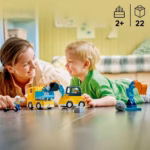LEGO DUPLO Town 3-in-1 Construction Vehicles Building Set (10475) - Image 2