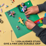LEGO Classic Green Baseplate 32x32 Stud Building Base (11023) - Image 3