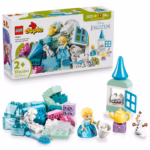 LEGO DUPLO Disney Frozen Creative Box with Elsa & Olaf, 37-Piece Building Toy