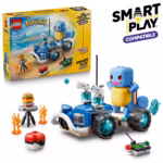 LEGO Pokémon Squirtle Trainer's Buggy Adventure Set 72156 – SMART Play Compatible, 320 Pieces