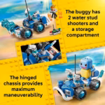 LEGO Pokémon Squirtle Trainer's Buggy Adventure Set 72156 – SMART Play Compatible, 320 Pieces - Image 4