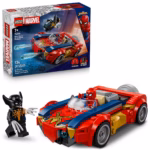 LEGO Marvel Spider-Man Supercar vs. Venomized Wolverine 76336 – 134 Pieces