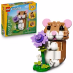 LEGO Creator 3-in-1 Cute Hamster Animal Building Set 31376 – 166 Pieces
