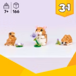 LEGO Creator 3-in-1 Cute Hamster Animal Building Set 31376 – 166 Pieces - Image 5