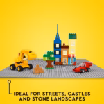 LEGO Classic Gray Baseplate 11024 – 48x48 Stud Building Base - Image 4