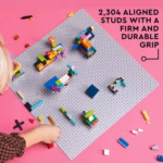LEGO Classic Gray Baseplate 11024 – 48x48 Stud Building Base - Image 3