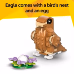LEGO Creator 3-in-1 Cute Hamster Animal Building Set 31376 – 166 Pieces - Image 2