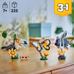 LEGO Creator 3-in-1 Tropical Toucan Wild Animals Building Set 31173 – 225 Pieces - Image 5