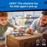 LEGO City Passenger Jet Airplane Building Set 60492 – 118 Pieces - Image 5