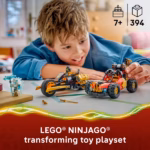 LEGO NINJAGO Kai & Cole's Combiner Vehicles Building Set 71864 – 394 Pieces - Image 5