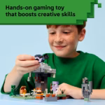 LEGO Minecraft The Pale Garden Building Set 21586 – Creaking & Mothman Adventure, 243 Pieces - Image 3