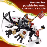 LEGO NINJAGO Zilvar & Grimtak Dragon Beast Building Set 71863 – Fantasy Battle Adventure, 232 Pieces - Image 4