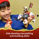 LEGO NINJAGO Zilvar & Grimtak Dragon Beast Building Set 71863 – Fantasy Battle Adventure, 232 Pieces - Image 3