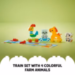 LEGO DUPLO My First Animal Train – Buildable Animal & Horse Toy (10412) - Image 3