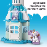 LEGO DUPLO Disney Anna & Elsa’s Frozen Castle Party 10455 – 54 Piece Toddler Building Set - Image 2