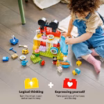 LEGO DUPLO Disney Mickey Mouse Clubhouse with Minnie & Pluto 10465 – 87 Piece Building Set - Image 4