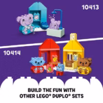 LEGO DUPLO My First Daily Routines: Eating & Bedtime – Learning Toy (10414) - Image 2