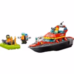 LEGO City Water Fire Rescue Mission Boat Set 60373 - Image 5
