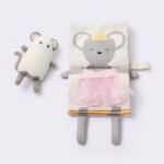 Cloud Island Halloween Mouse Soft Book & Plush Toy Set – 2-Pack Sensory Learning Toy for Babies - Image 3