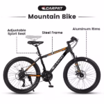 26 Inch Mountain Bike – 21-Speed Gear System, Mechanical Disc Brakes, Suspension (Adults & Teens) - Image 2