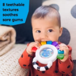 Baby Einstein Outstanding Opus the Octopus Rattle & Teether Sensory Toy - Image 3