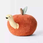 Cloud Island Apple & Snail Plush Toy – Soft Recycled Polyester Baby Nursery and Learning Toy