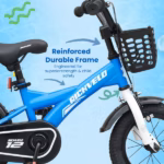12/14/16 Inch Children's Bike with Training Wheels – Dual Brakes, Basket, Ages 3–7 - Image 3