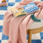 Cloud Island Caterpillar Soft Interactive Book – Multi-Texture Sensory Learning Toy with Squeaks & Plush Caterpillar - Image 3