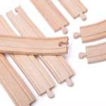 Bigjigs Rail Wooden Bridge Expansion Set – 18-Piece Train Track Accessory Set - Image 3