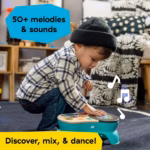 Baby Einstein + Hape DJ Discovery Magic Touch Turntable Musical Toy - Image 3