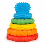 Baby Einstein Stack & Teethe Multi-Textured Stacking Rings & Teether Toy for Babies
