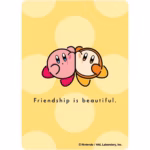 Ensky Players 80ct Card Sleeves – Kirby & Waddle Dee “Nakayoshi” Character Design