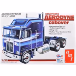 Kenworth Aerodyne Cabover Truck Tractor (Skill 3) 1/25 Scale Plastic Model Kit by AM