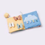 Cloud Island Caterpillar Soft Interactive Book – Multi-Texture Sensory Learning Toy with Squeaks & Plush Caterpillar - Image 2
