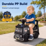 Allobebe Police SWAT Ride-On Push Car for Toddlers – Music, Horn & Under-Seat Storage - Image 2