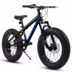 20 Inch Adult Fat Tire Mountain Bike – 7-Speed, Dual Disc Brakes, Front Suspension