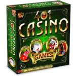 Anker Play 4-in-1 Casino Games Set – Craps, Poker, Blackjack & Roulette Family Game