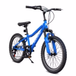 20 Inch Adult Mountain Bike – 7-Speed, Dual Suspension, Steel Frame, Twist Shifting