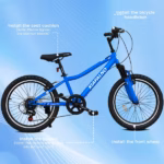 20 Inch Adult Mountain Bike – 7-Speed, Dual Suspension, Steel Frame, Twist Shifting - Image 3