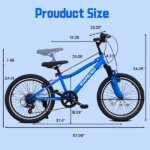 20 Inch Adult Mountain Bike – 7-Speed, Dual Suspension, Steel Frame, Twist Shifting - Image 2