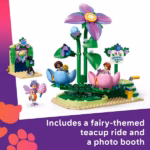 LEGO Friends Spinning Flower & Fairy Teacup Ride 42702 – Fairy Amusement Park Building Set, 321 Pieces - Image 4