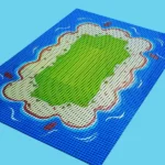 Apostrophe Games Island Building Block Base Plates – 6-Pack - Image 3