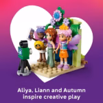 LEGO Friends Spinning Flower & Fairy Teacup Ride 42702 – Fairy Amusement Park Building Set, 321 Pieces - Image 2