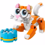 LEGO Creator Orange Cat 30714 – 3-in-1 Animal Building Set, 79 Pieces - Image 5
