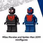 LEGO Marvel Miles Morales Mech vs. Spider-Man 2099 76337 – Spider-Verse Battle Set, 135 Pieces - Image 2